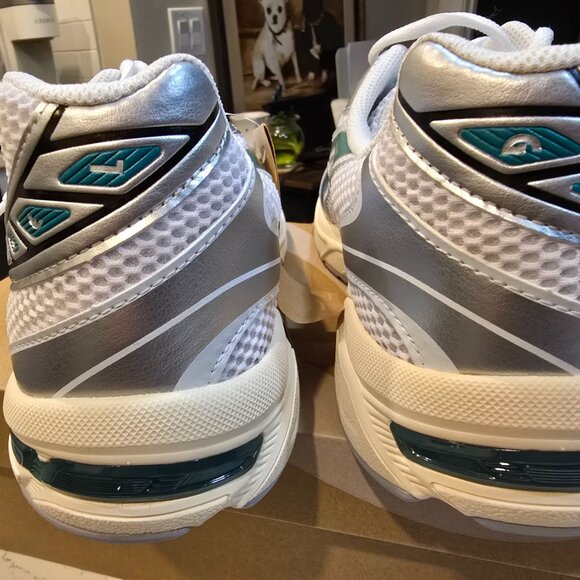 ASICS Gel-1130 White - White / Rainy Lake - 1203A609-100 Mens Size 10.5 NEW - Picture 7 of 10